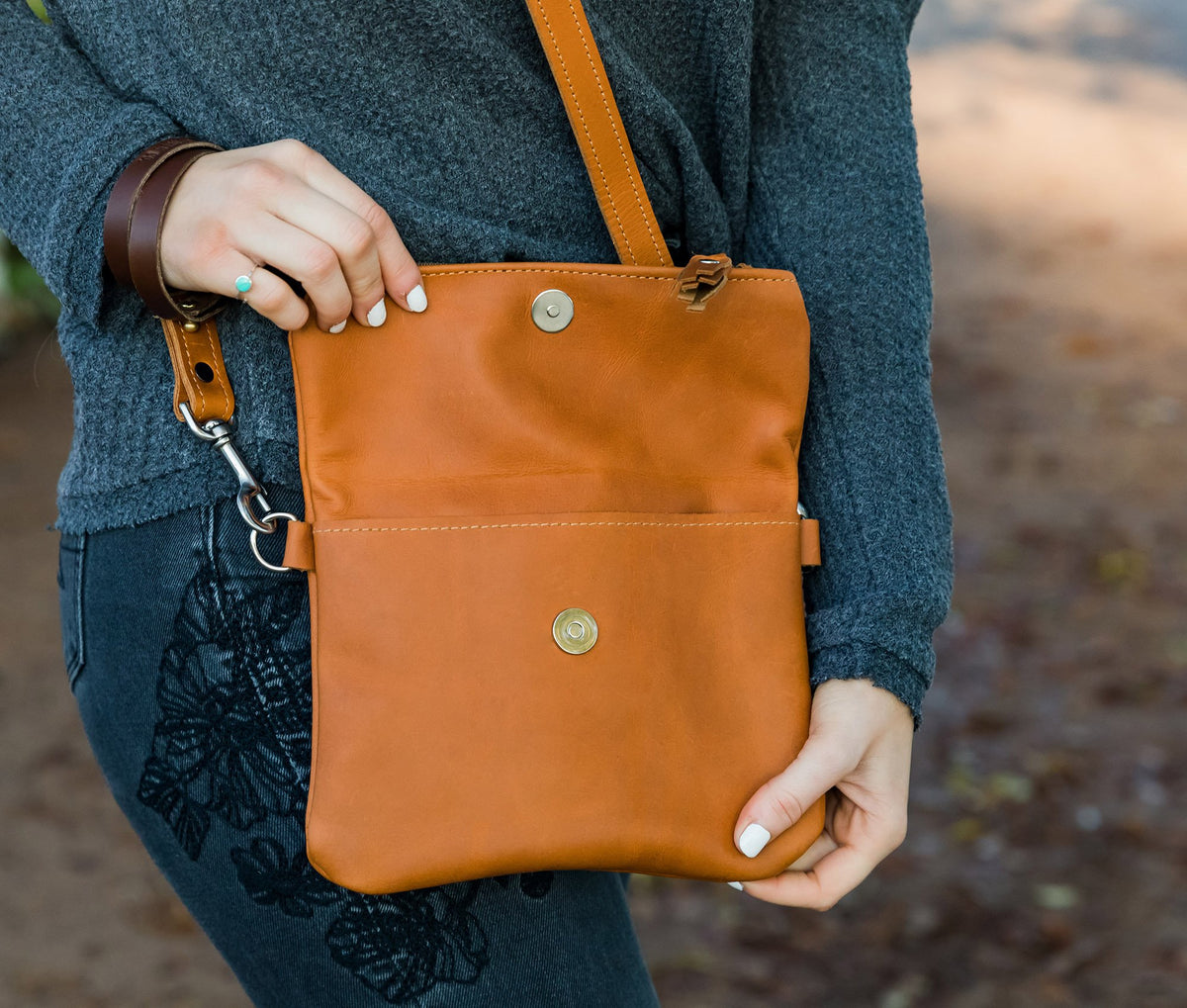 Foldover Crossbody Purse
