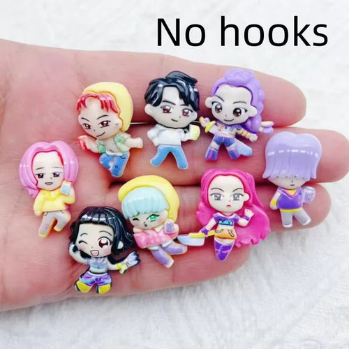 10pcs resin cartoon character jewelry earrings necklaces bracelets