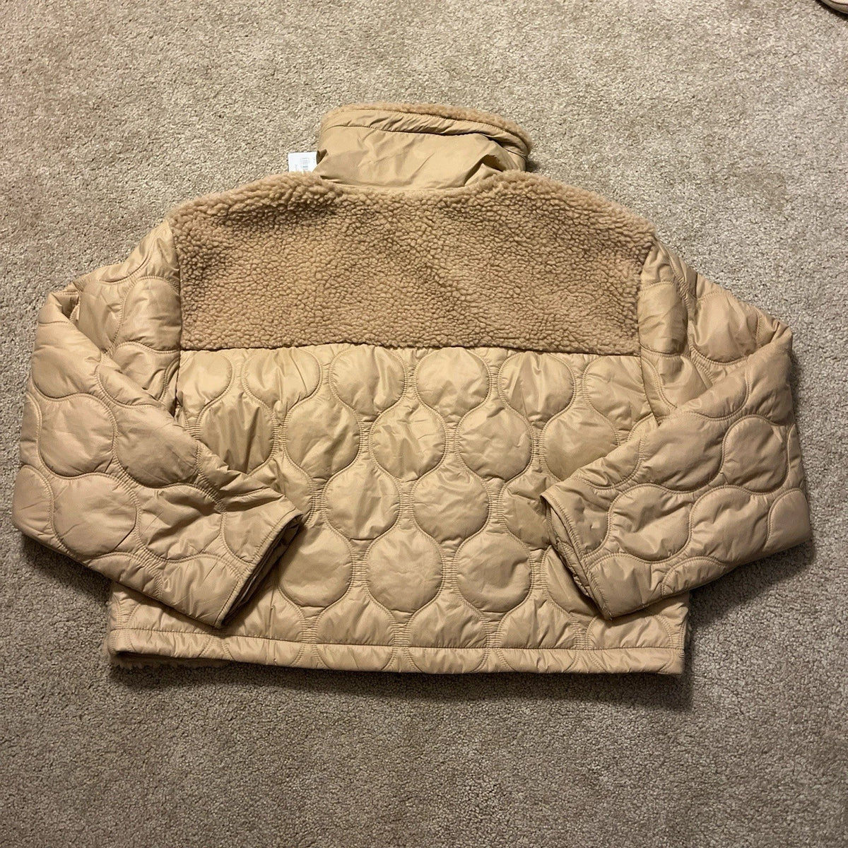Athleta Fleece Hybrid Jacket, Size Large